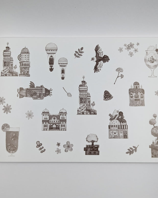 The Fantasy Street Gallery Store Collaboration Coloring Book seasons