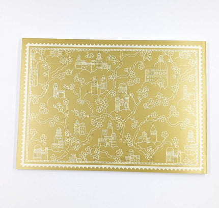 The Fantasy Street Gallery Store Collaboration Coloring Book postcard
