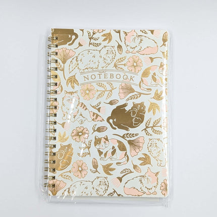 ROKKAKU Ring Notebook B6 cat