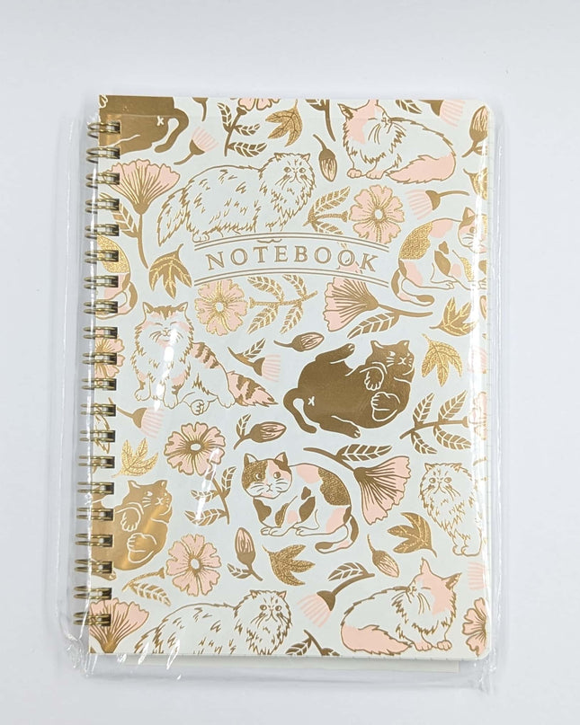 ROKKAKU Ring Notebook B6 cat