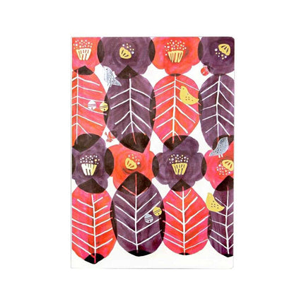 ROKKAKU x misuzu uta Notebook A5 camellia