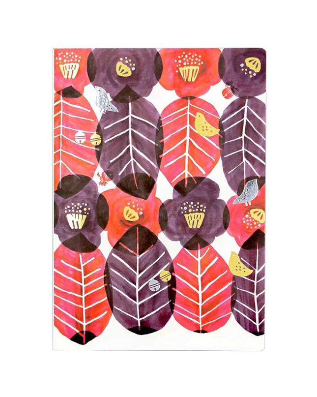 ROKKAKU x misuzu uta Notebook A5 camellia