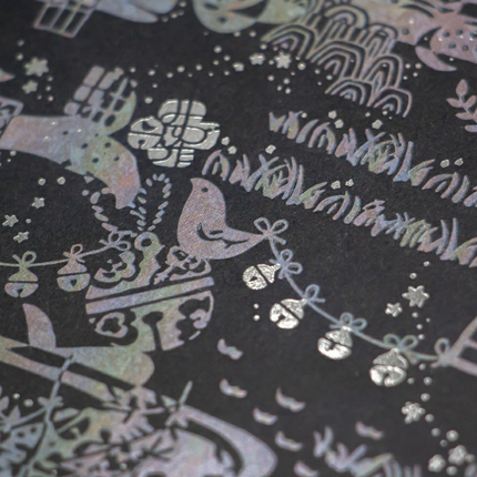 ROKKAKU x misuzu uta Plain Notebook A5 Whale Story close up