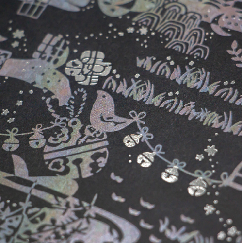 ROKKAKU x misuzu uta Plain Notebook A5 Whale Story close up