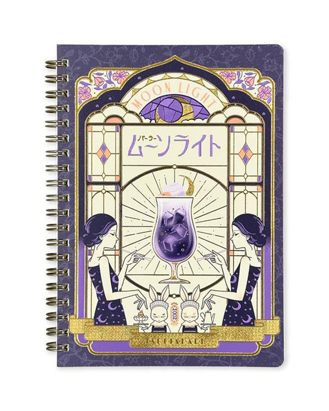 ROKKAKU Ring Notebook B6 moonlight