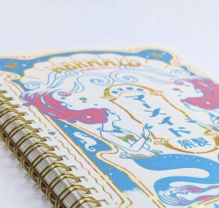 ROKKAKU Ring Notebook B6 front close up