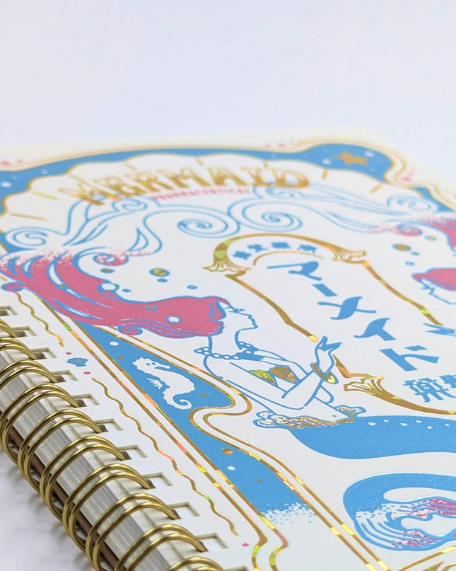 ROKKAKU Ring Notebook B6 front close up