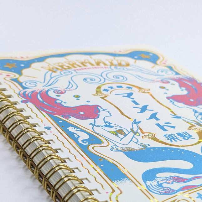 ROKKAKU Ring Notebook B6 front close up