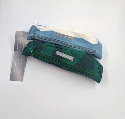 ELCOMMUN Mountain Landscape Series Pen Case green and blue