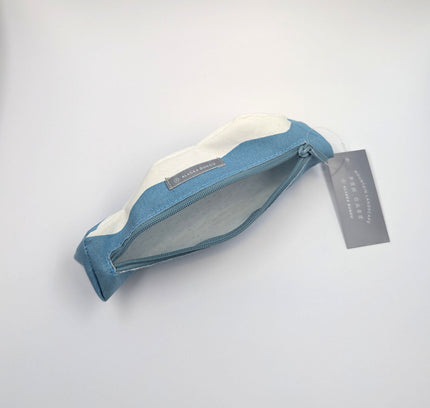 ELCOMMUN Mountain Landscape Series Pen Case blue open