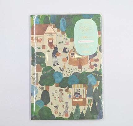 MIDORI Notebook B6 Forest Animals front