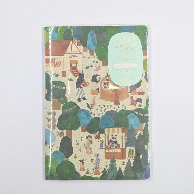 MIDORI Notebook B6 Forest Animals front