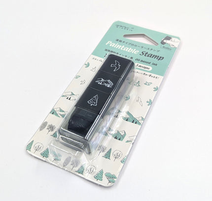 MIDORI Paintable Stamp Roller Mountains