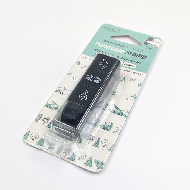 MIDORI Paintable Stamp Roller Mountains