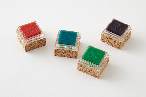 MIDORI Yurulog Cork Stamp Forest