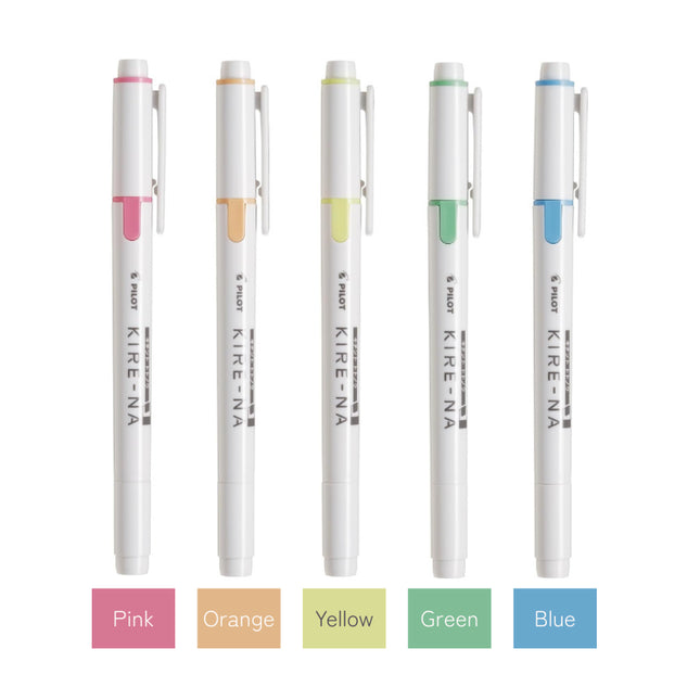 PILOT Kire-na 5 Colors Set (SKIW-1-5C) Basic Color