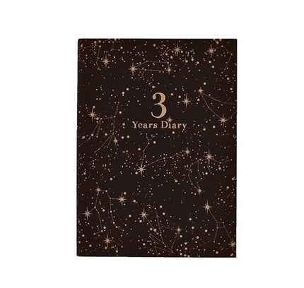 ARTIMIS 3-Year Diary Horoscope Black