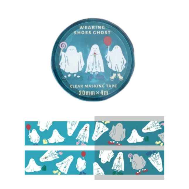 GREENFLASH Clear Tape - MIDNIGHT SUNDAY SHOP 20mm