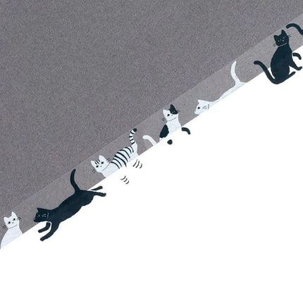 GREENFLASH Clear Masking Tape black cat