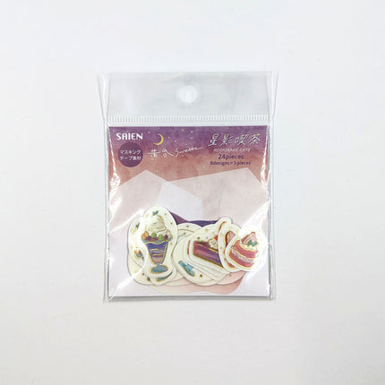 SAIEN Flake Stickers Starlight cafe Sweets