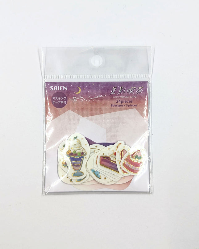 SAIEN Flake Stickers Starlight cafe Sweets