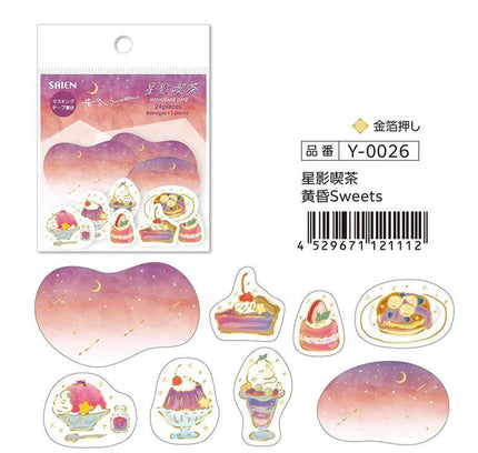 SAIEN Flake Stickers Starlight cafe Sweets