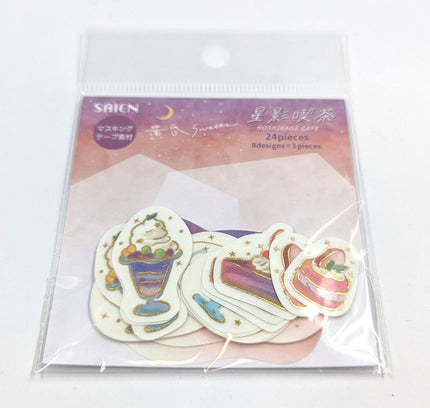SAIEN Flake Stickers Starlight cafe Sweets