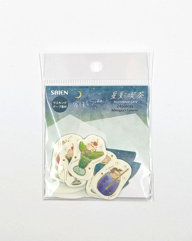 SAIEN Flake Stickers Starlight cafe Soda