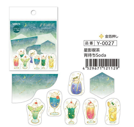 SAIEN Flake Stickers Starlight cafe Soda