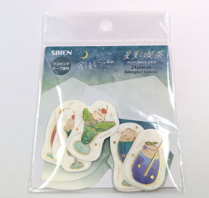 SAIEN Flake Stickers Starlight cafe Soda