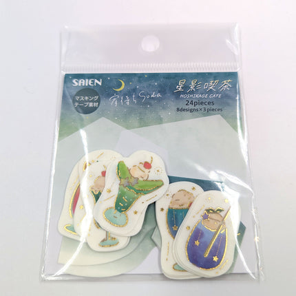 SAIEN Flake Stickers Starlight cafe Soda