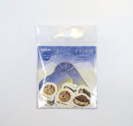 SAIEN Flake Stickers Starlight cafe Morning