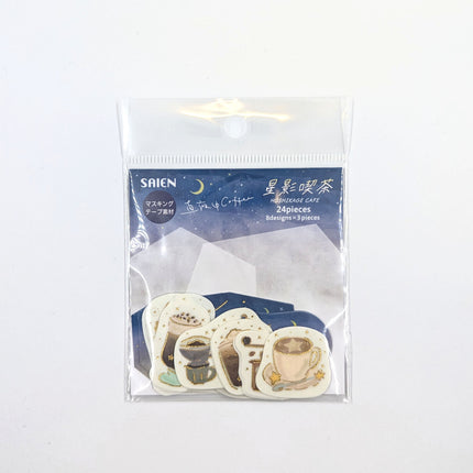 SAIEN Flake Stickers Starlight cafe Coffee