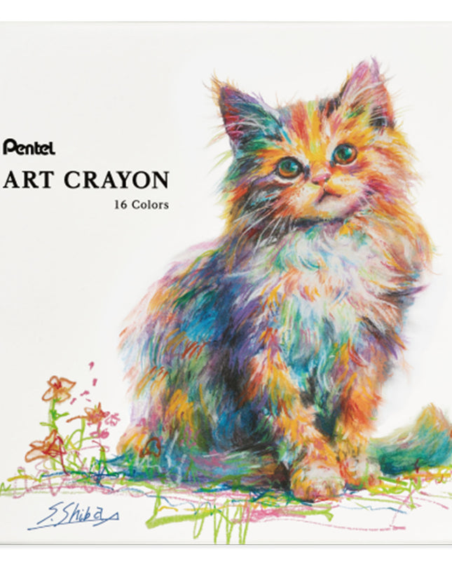 PENTEL Art Crayon 16 colors