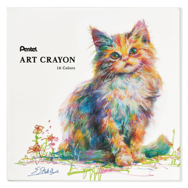 PENTEL Art Crayon 16 colors