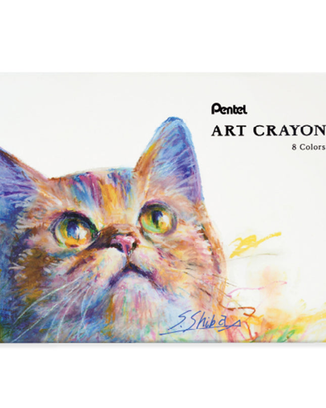 PENTEL Art Crayon 8 colors