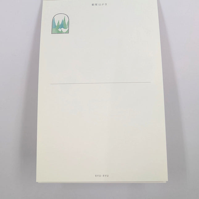 RYURYU Seasonal Postcard Memo back