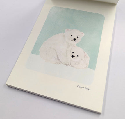 RYURYU Seasonal Postcard Memo Polar Bear