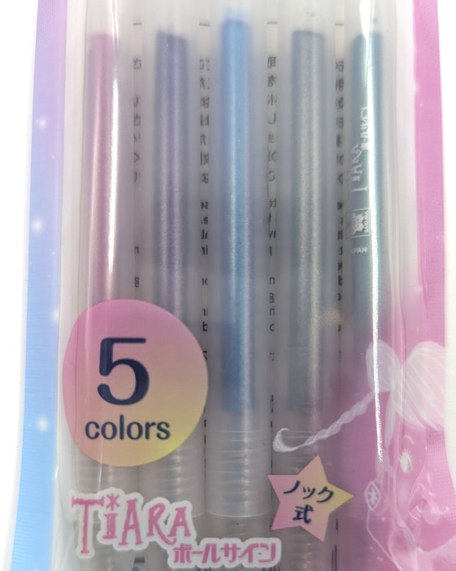 SAKURA Ball Sign Tiara Knock 5-Color Set close up