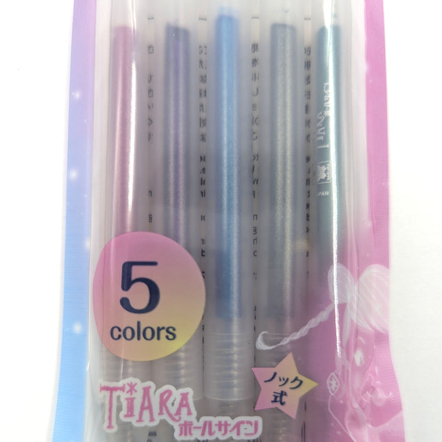 SAKURA Ball Sign Tiara Knock 5-Color Set close up