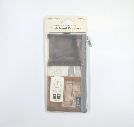 MIDORI Bookmark Pen Case brown