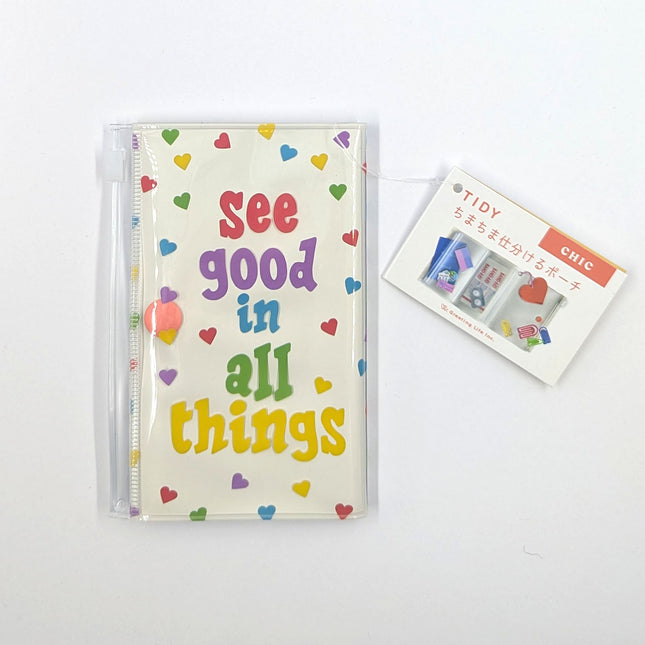 GRETTING LIFE Heart Sorting Pouch CHIC