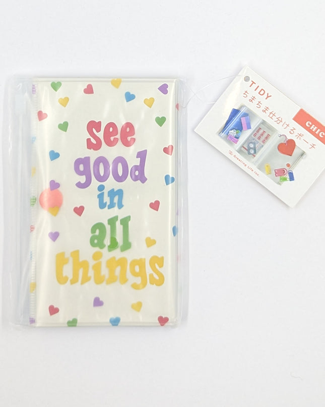 GRETTING LIFE Heart Sorting Pouch CHIC