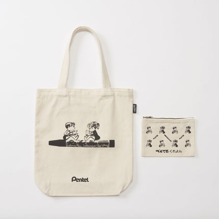 OLD RESTA BIG TOTE BAG pentel crayon