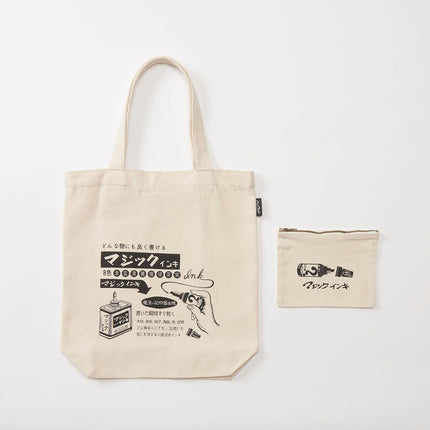 OLD RESTA BIG TOTE BAG teranishi chemical magic ink