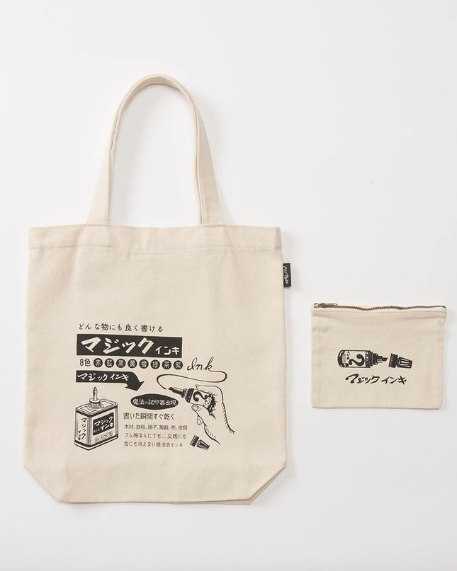 OLD RESTA BIG TOTE BAG teranishi chemical magic ink