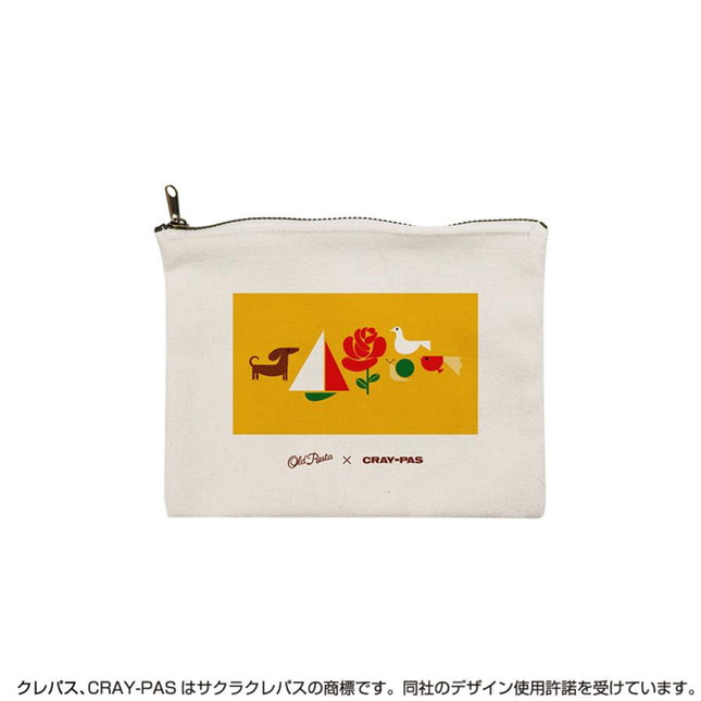 OLD RESTA BIG TOTE BAG 2way craypas pouch