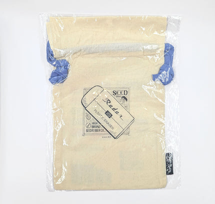 OLD RESTA Drawstring Bag seed radar eraser