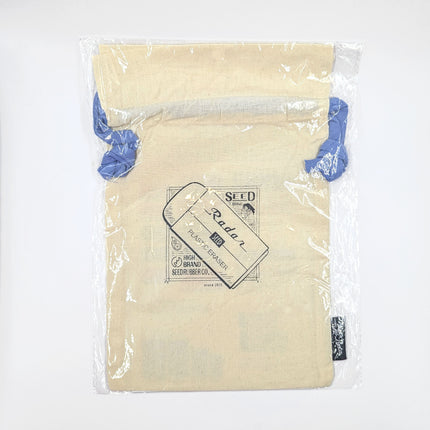 OLD RESTA Drawstring Bag seed radar eraser