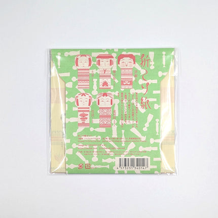 COCHAE Ori-kokeshi message card set back